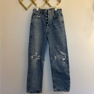 Agolde 90’s Crop Jeans in Suspend